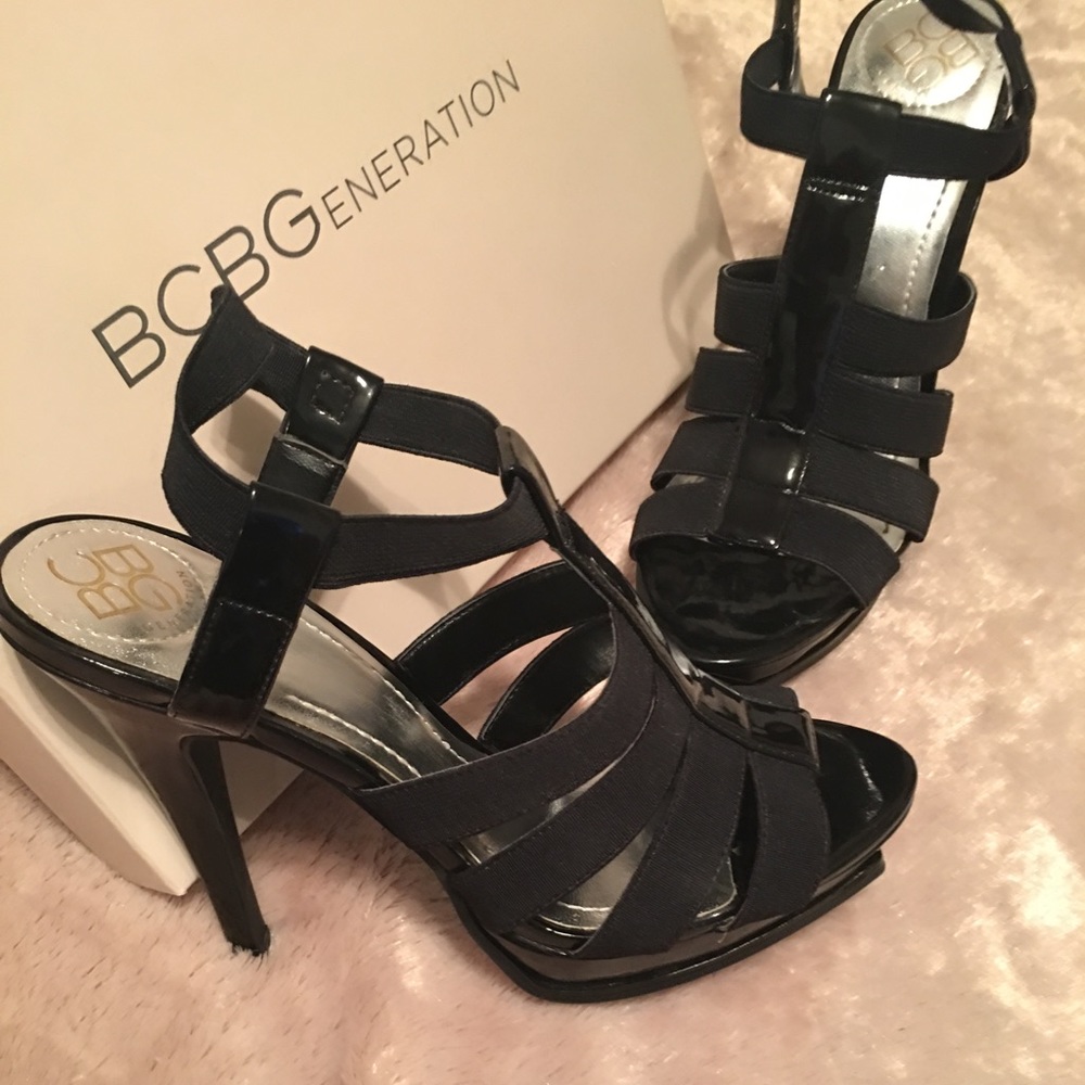 Black elastic heels from BCBGeneration